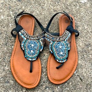 Beaded Boho Sandals